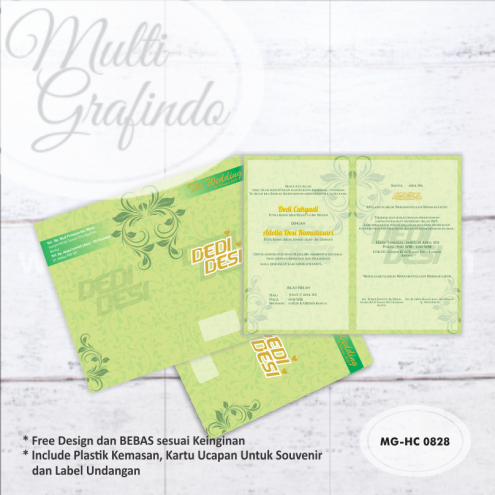 Cetak Undangan Hardcover Full Color 
